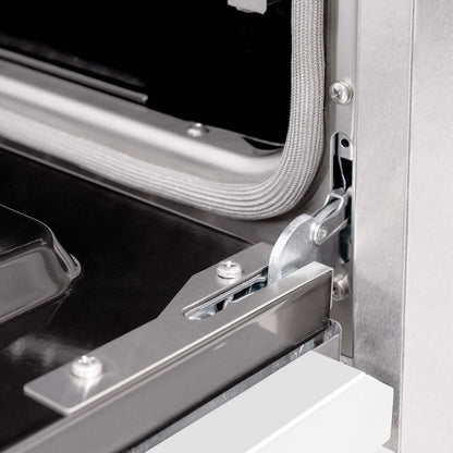 ZLINE 36"Classic Gas Range, Convection Gas Oven, DuraSnow® Stainless Steel, White Matte Door CGRS-WM-36