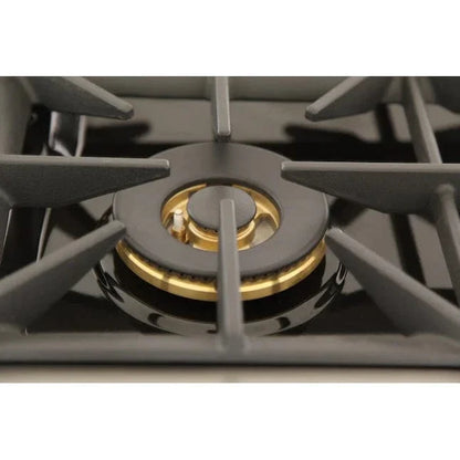 Kucht 36" Gas Range, Stainless Steel with Grey Oven Door, KNG361-GR
