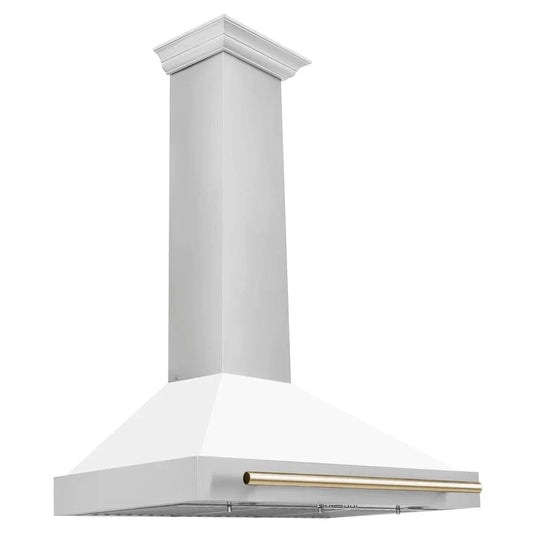 ZLINE 36" Autograph Stainless Wall Range Hood KB4STZ-WM36-G