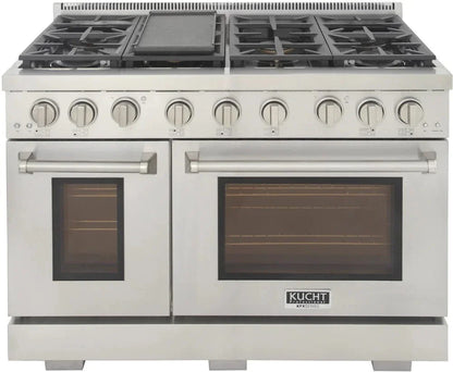 Kucht 48" Freestanding Professional Gas Range Liquid Propane KFX4800X/LP-S
