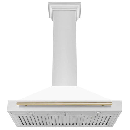 ZLINE 36" Autograph Stainless Wall Range Hood KB4STZ-WM36-G
