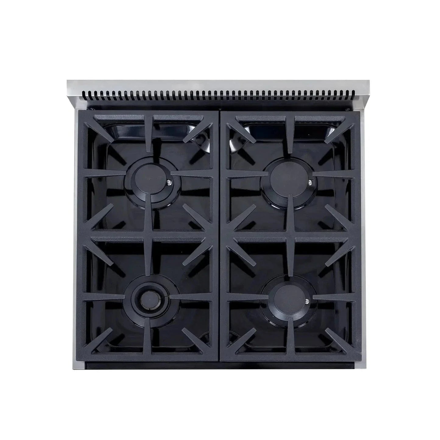 Kucht Professional 24" Gas Range Stainless Steel, True Simmer Burners, KFX2400X-S