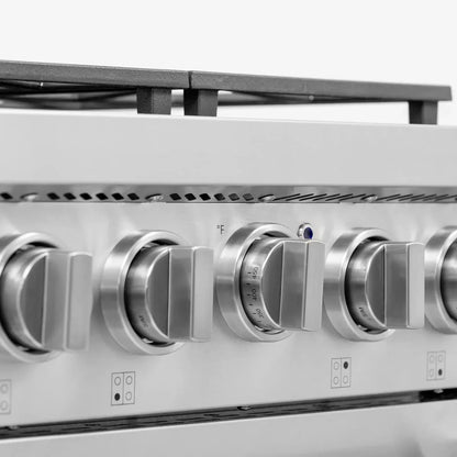 Kucht Professional 24" Liquid Propane Range Stainless Steel, True Simmer Burners, KFX2400X/LP-S