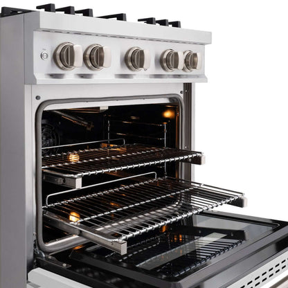 ZLINE 36"Classic Gas Range, Convection Gas Oven, Stainless Steel, White Matte Door CGR-WM-36