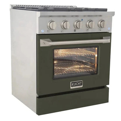 Kucht 30” Pro-Style Kitchen Dual Fuel Range - KDF302/LP-OG