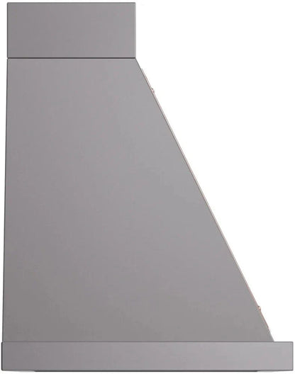 ILVE Nostalgie 30" Wall Mount Matte Graphite, Copper Trim Range Hood UANB30MGP