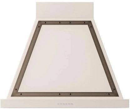ILVE Nostalgie 30" Wall Mount Antique White, Bronze Trim Range Hood UANB30AWB