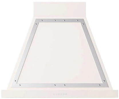 ILVE Nostalgie 30" Wall Mount Antique White , Chrome Trim Range Hood UANB30AWC
