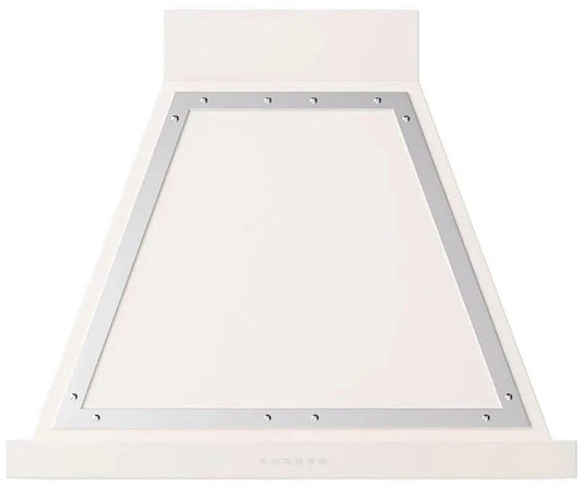 ILVE Nostalgie 30" Wall Mount Antique White , Chrome Trim Range Hood UANB30AWC