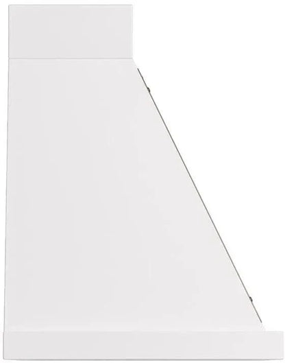 ILVE Nostalgie 30" Wall Mount White, Chrome Trim Range Hood UANB30WHC